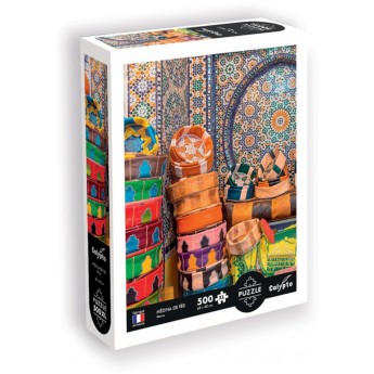 Calypto Puzzle 500 elementów XL Starożytna medina Fezu 7354